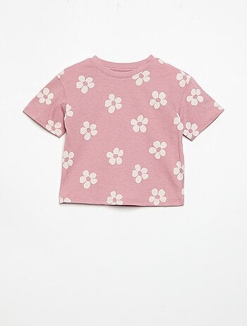 Pyjama short 2 pièces en jersey imprimé