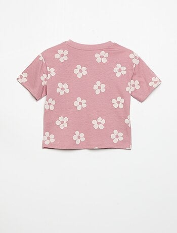 Pyjama short 2 pièces en jersey imprimé