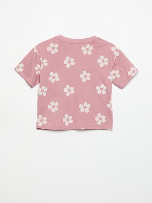 Pyjama short 2 pièces en jersey imprimé - Kiabi Pyjama short 2 pièces en jersey imprimé - Kiabi