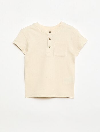 Pyjama short 2 pièces en maille côtelée