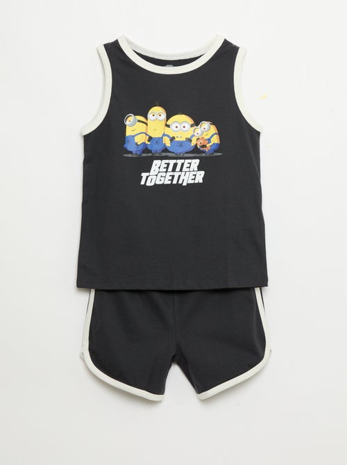 Pyjama short 2 pièces - Kiabi