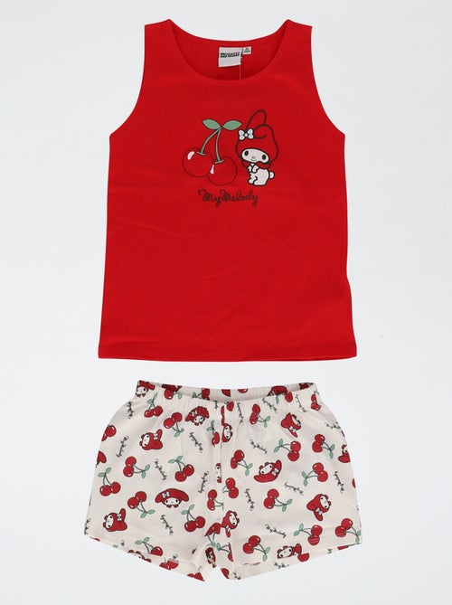 Pyjama short 2 pièces 'Hello Kitty' - Kiabi