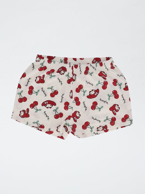 Pyjama short 2 pièces 'Hello Kitty' - Kiabi