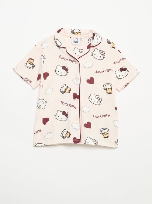 Pyjama short 2 pièces 'Hello Kitty' - Kiabi Pyjama short 2 pièces 'Hello Kitty' - Kiabi