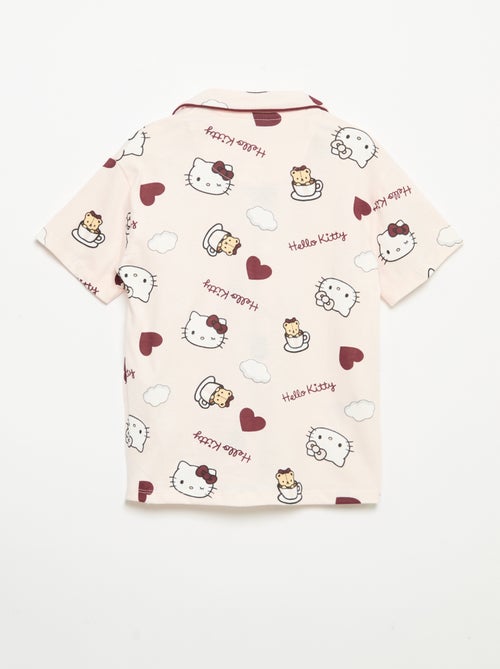 Pyjama short 2 pièces 'Hello Kitty' - Kiabi Pyjama short 2 pièces 'Hello Kitty' - Kiabi