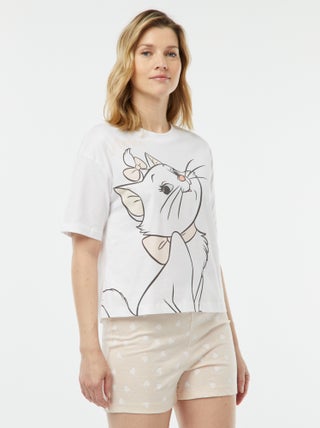 Pyjama short 2 pièces imprimé 'Marie'