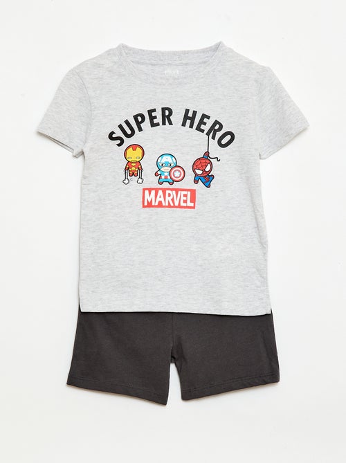 Pyjama short 2 pièces 'Marvel' - Kiabi