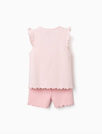 Pyjama short avec imprimé Minnie & Figaro