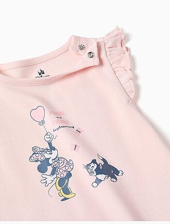 Pyjama short avec imprimé Minnie & Figaro