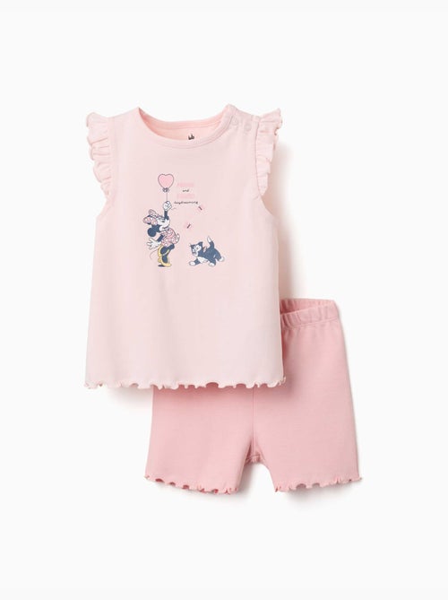 Pyjama short avec imprimé Minnie & Figaro - Kiabi