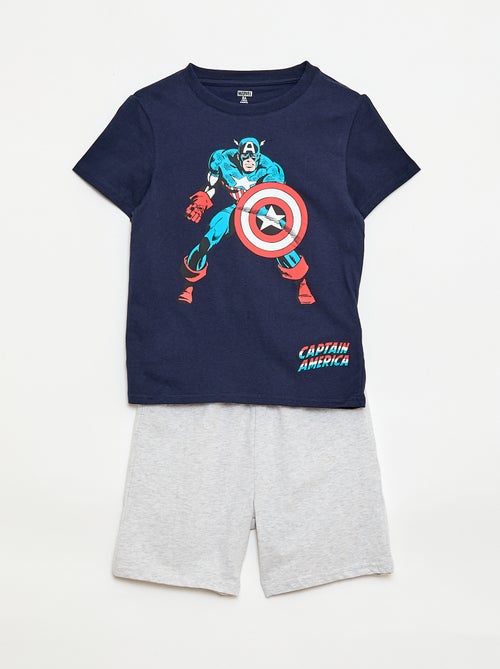 Pyjama short 'Captain america' 'Marvel' - Kiabi