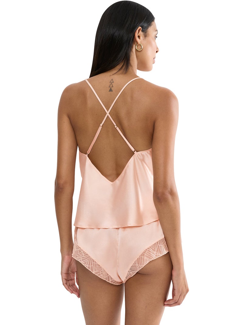 Pyjama short caraco WEEK END TO REMEMBER Rose - Kiabi