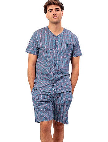 Pyjama short chemise manches courtes Sterling