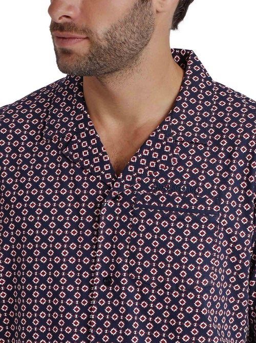 Pyjama short chemise Panot Antonio Miro - Kiabi Pyjama short chemise Panot Antonio Miro - Kiabi