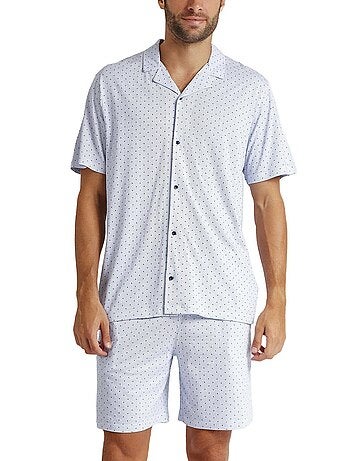 Pyjama short chemise Stripes And Dots - Kiabi