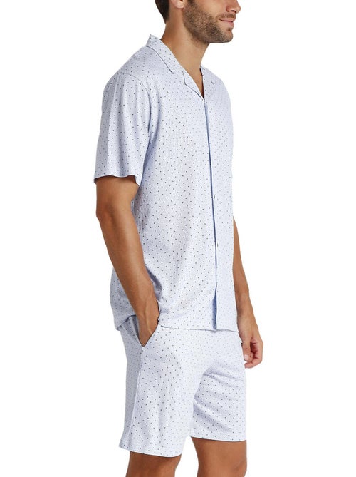 Pyjama short chemise Stripes And Dots - Kiabi