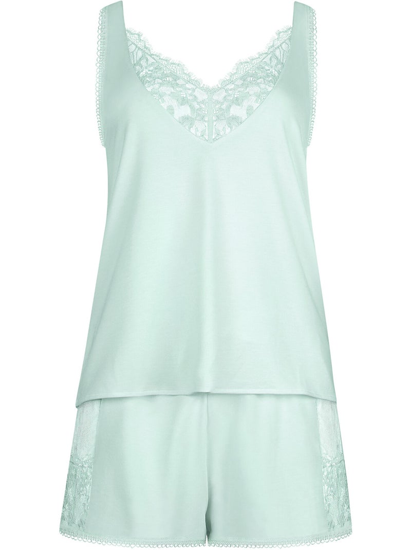 Pyjama short débardeur Daydream Vert - Kiabi