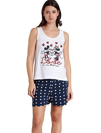 Pyjama short débardeur Love Is In The Air Disney