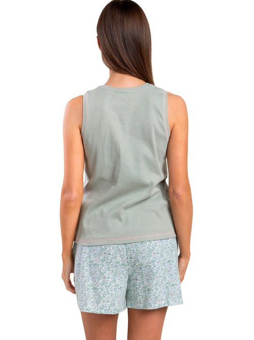 Pyjama short débardeur Love Peanuts - Kiabi