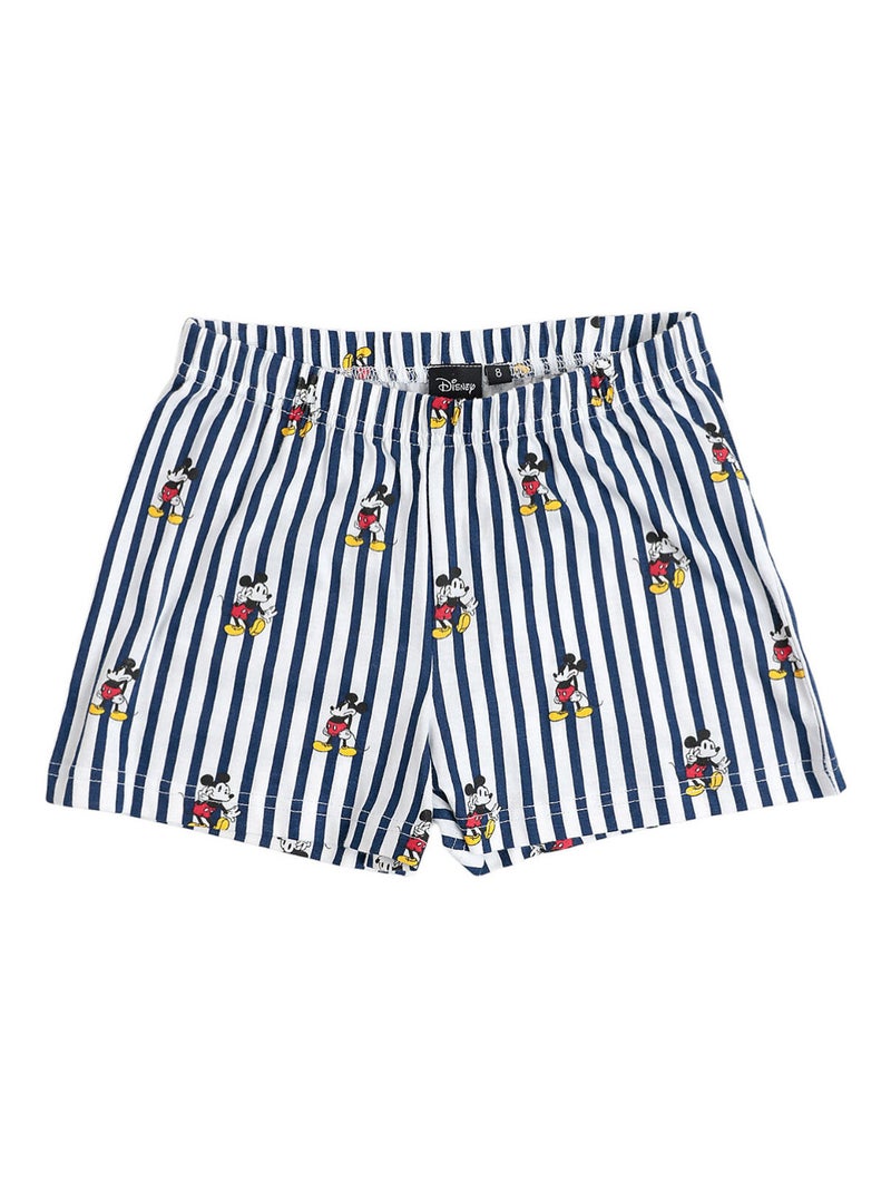 Pyjama short débardeur Mickey NY Summer Disney Rouge - Kiabi