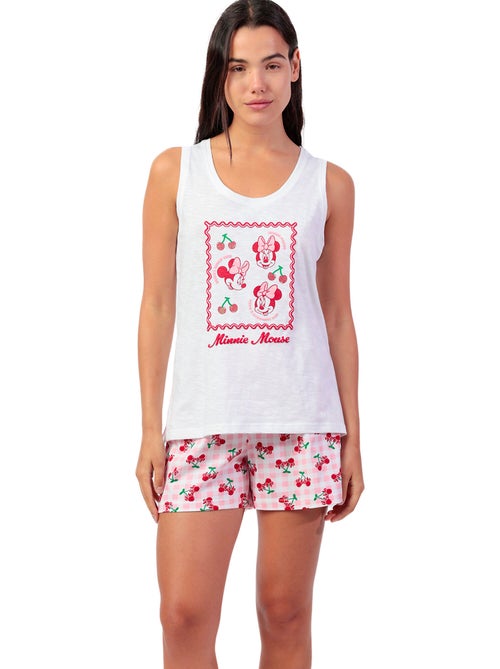 Pyjama short débardeur Minnie Cherry Disney - Kiabi