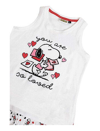 Pyjama short débardeur Peanuts In My Heart
