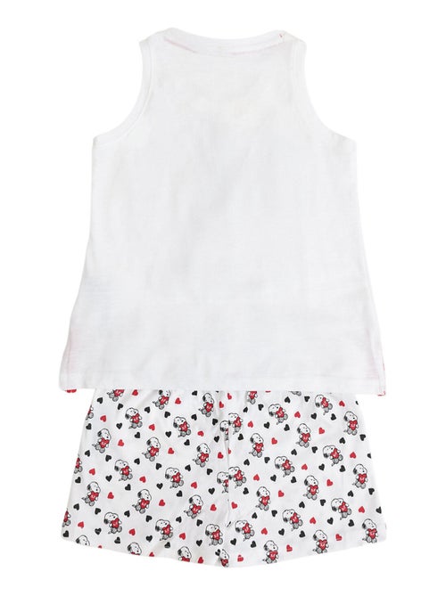 Pyjama short débardeur Peanuts In My Heart - Kiabi