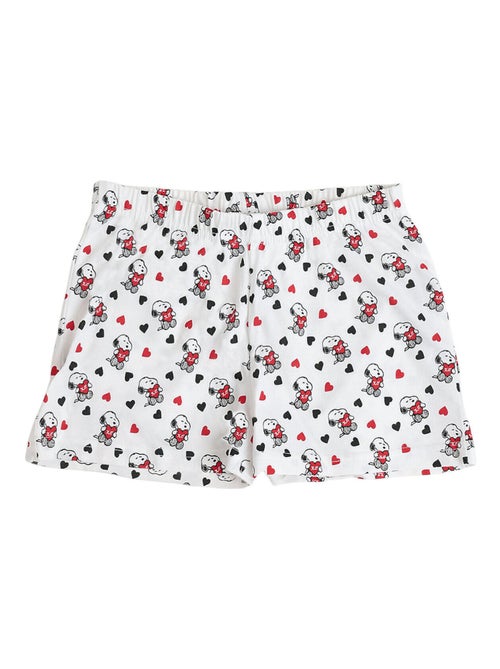 Pyjama short débardeur Peanuts In My Heart - Kiabi
