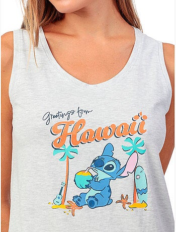 Pyjama short débardeur stitch beach disney