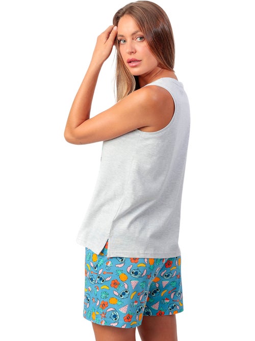 Pyjama short débardeur stitch beach disney - Kiabi Pyjama short débardeur stitch beach disney - Kiabi