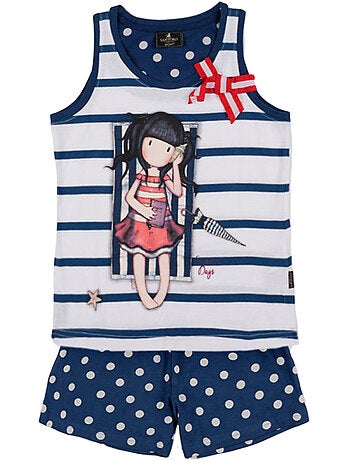 Pyjama short débardeur summer days santoro