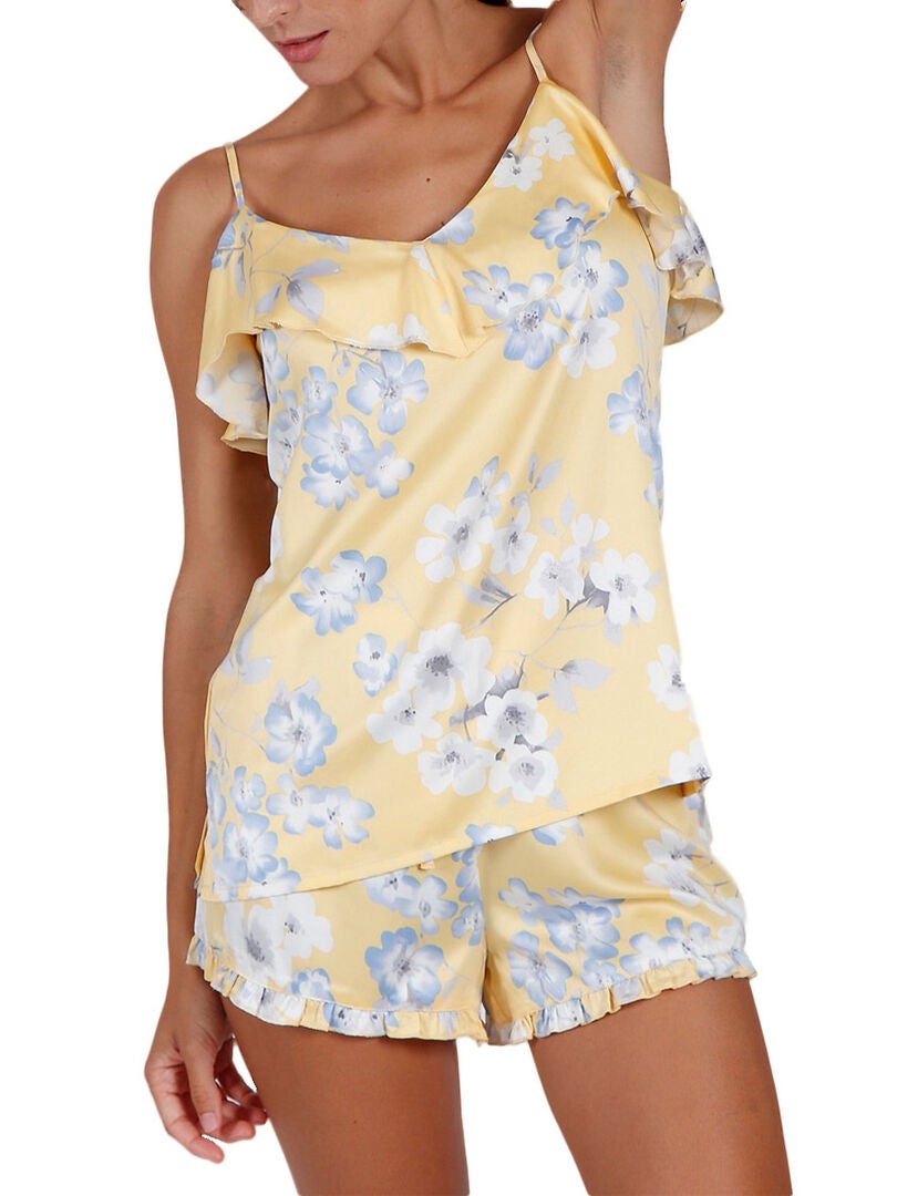 Generic Ensemble PYJAMA De Deux Pièces Comprenant Un Débardeur Et Un Short Boxer Pour Femmes. - Prix Pas Cher | SN