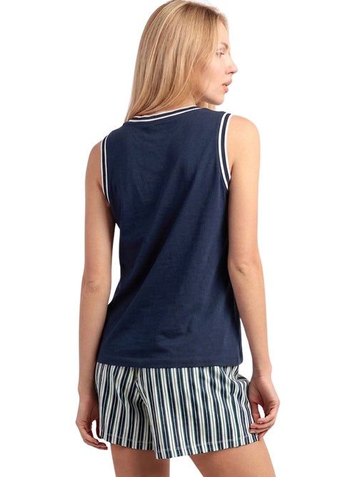 Pyjama short débardeur Tennis Club - Kiabi