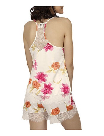 Pyjama short débardeur Thai Flowers