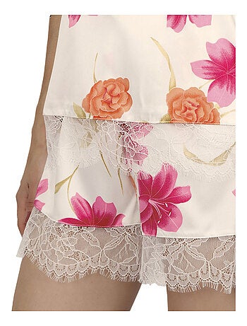 Pyjama short débardeur Thai Flowers