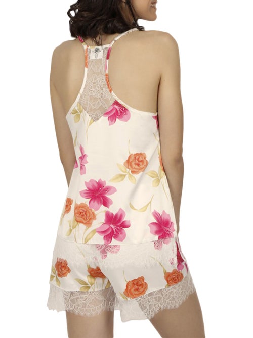 Pyjama short débardeur Thai Flowers - Kiabi Pyjama short débardeur Thai Flowers - Kiabi