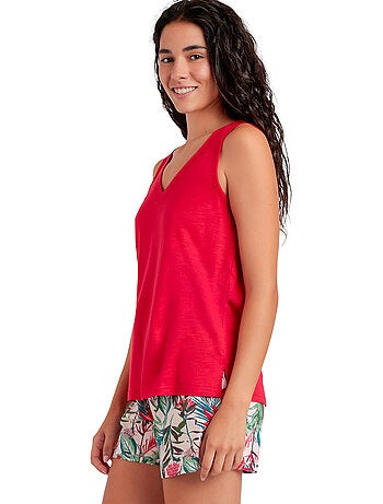 Pyjama short débardeur Tropical Spirit