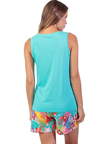 Pyjama short débardeur Tropical Summer