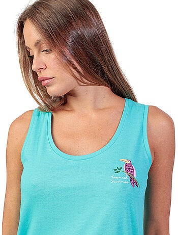 Pyjama short débardeur Tropical Summer