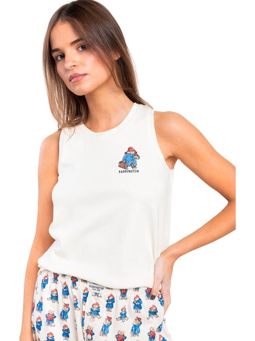 Pyjama short débardeur Watercolor Summer Paddington - Kiabi