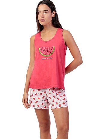 Pyjama short débardeur Watermelon