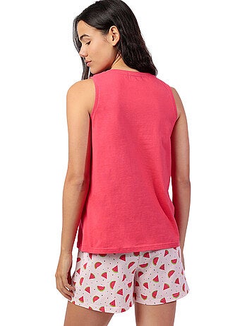 Pyjama short débardeur Watermelon