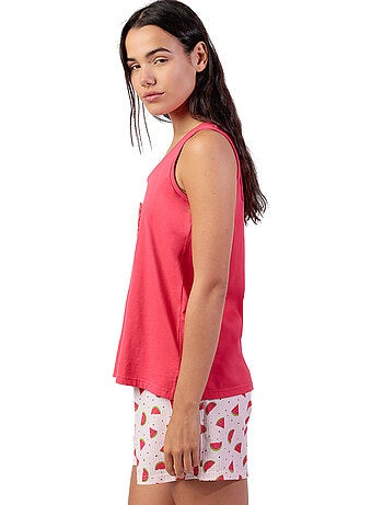 Pyjama short débardeur Watermelon