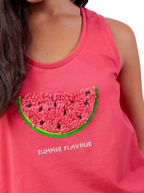 Pyjama short débardeur Watermelon - Kiabi