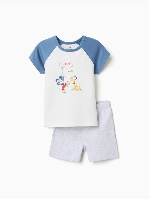 Pyjama short en coton avec Mickey & Pluto - Kiabi Pyjama short en coton avec Mickey & Pluto - Kiabi