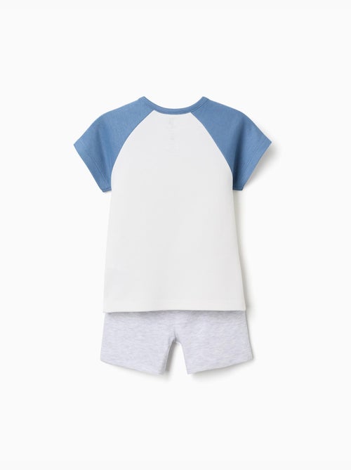 Pyjama short en coton avec Mickey & Pluto - Kiabi Pyjama short en coton avec Mickey & Pluto - Kiabi