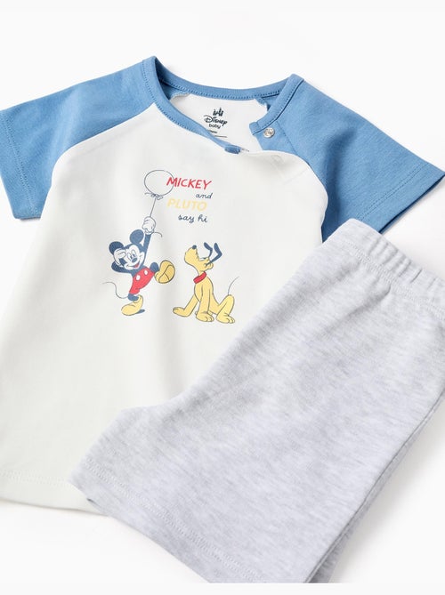Pyjama short en coton avec Mickey & Pluto - Kiabi Pyjama short en coton avec Mickey & Pluto - Kiabi