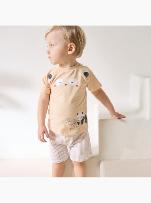Pyjama short enfant 2 pièces Bento - Kiabi