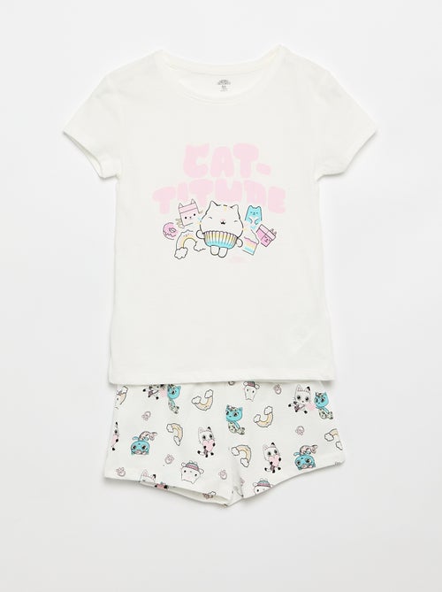 Pyjama short 'Gabby et la maison magique' - 2 pièces - Kiabi Pyjama short 'Gabby et la maison magique' - 2 pièces - Kiabi