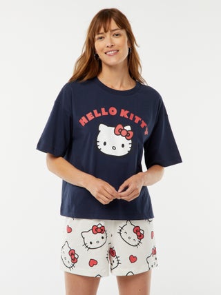 Pyjama short 'Hello Kitty' - 2 pièces